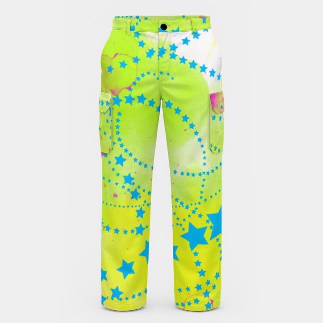 Preview: Cargohose mit Amy 3 - Hose, lang oder kurz, bunt, 100% Polyester, Grösse S-5XL, fester Stoff, Normale Passform, SOKA, Listenhund, AmStaff, Staff, Staffordshire, PitBull, Pit